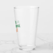 Laat de Schelmenstreken Beginnen Grappige Ierse St Glas (Links)