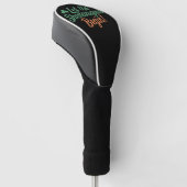 Laat de Schelmenstreken Beginnen Grappige Ierse St Golfheadcover (Schuin)