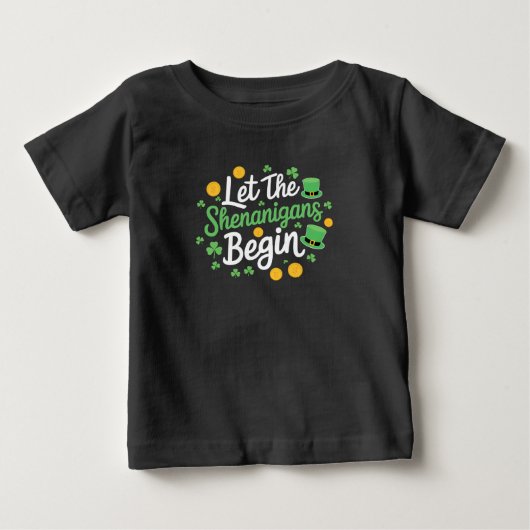 Laat de Schelmenstreken Beginnen Grappige St. Patr (Voorkant)