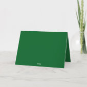 Laat de Schelmenstreken Beginnen Grappige St. Patr Bedankkaart (Achterkant)