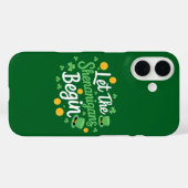 Laat de Schelmenstreken Beginnen Grappige St. Patr Case-Mate iPhone Case (Achterkant (horizontaal))