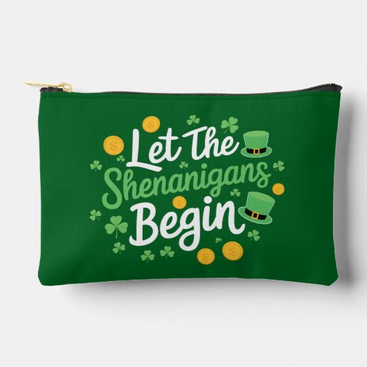 Laat de Schelmenstreken Beginnen Grappige St. Patr Etui (Voorkant)