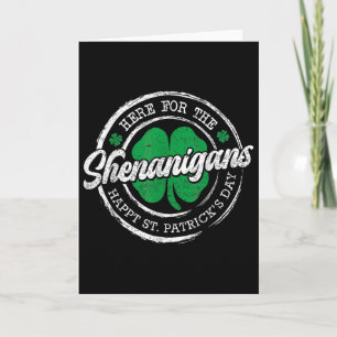 Laat de Schelmenstreken Beginnen St. Patricks Dag  Kaart