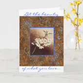 Laat de schoonheid van wat u houdt van is wat u kaart (Gele Bloem)