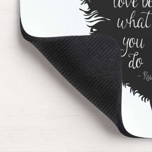 Laat de schoonheidsdoether muismat (Hoek)