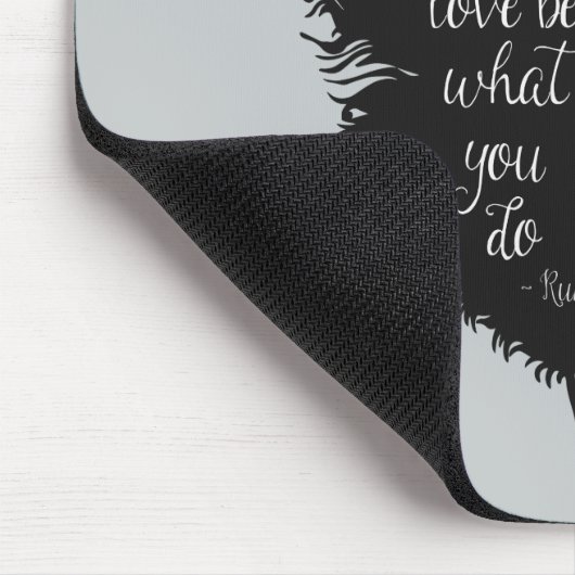 Laat de schoonheidsdoether muismat (Hoek)