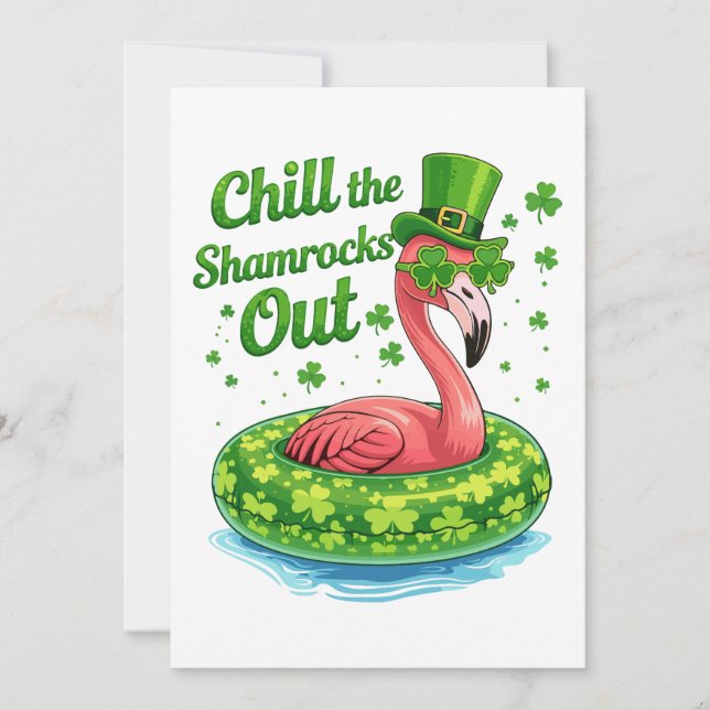 Laat de Shamrocks Chillen Grappige St. Patrick's D (Voorkant)