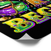 Laat de Shenanigans 67 Begin Mardi Gras Citaat _2 Poster (Hoek)