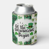 Laat de Shenanigans beginnen Blikjeskoeler (Blikje Voorkant)