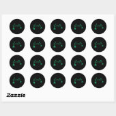 Laat de Shenanigans beginnen C Ronde Sticker (Vel)