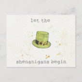 Laat de Shenanigans beginnen | Lucky Cuties II Briefkaart (Voorkant)
