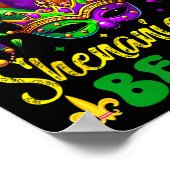 Laat de Shenanigans beginnen Mardi Gras 2025 Kinde Poster (Hoek)