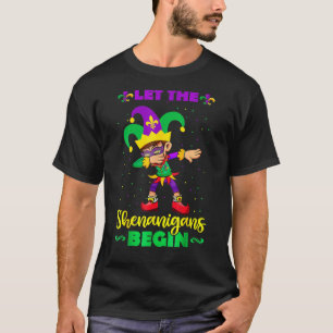 Laat de Shenanigans beginnen met Dabbing Boy Jeste T-shirt