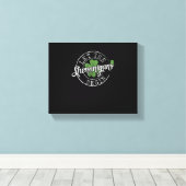 Laat de Shenanigans beginnen met de grappige kleve Canvas Afdruk (Insitu (Houten vloer))