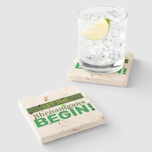 Laat de Shenanigans beginnen met een Onderzetter (Zijkant)