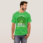 Laat de Shenanigans beginnen met Gnome Rainbow St  T-shirt (Voorkant volledig)
