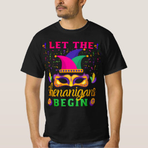 Laat de Shenanigans beginnen met het Mardi Gras Fe T-shirt