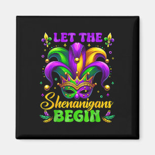 Laat de Shenanigans beginnen met Mardi Gras 4 Magneet