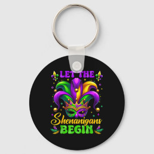 Laat de Shenanigans beginnen met Mardi Gras 4 Sleutelhanger