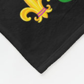 Laat de Shenanigans beginnen met Mardi Gras 5 Fleece Deken (Hoek)