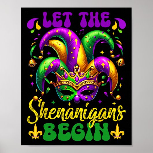 Laat de Shenanigans beginnen met Mardi Gras 5 Poster (Voorkant)