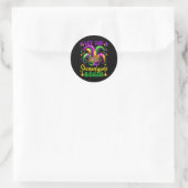 Laat de Shenanigans beginnen met Mardi Gras 5 Ronde Sticker (Tas)