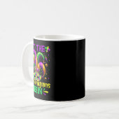 Laat de Shenanigans beginnen met Mardi Gras Koffiemok (Voorkant links)