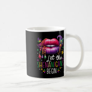 Laat de Shenanigans beginnen met Mardi Gras Lips N Koffiemok