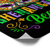 Laat de Shenanigans beginnen met Mardi Gras Mask N Poster (Hoek)