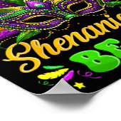 Laat de Shenanigans beginnen met Mardi Gras Shirte Poster (Hoek)