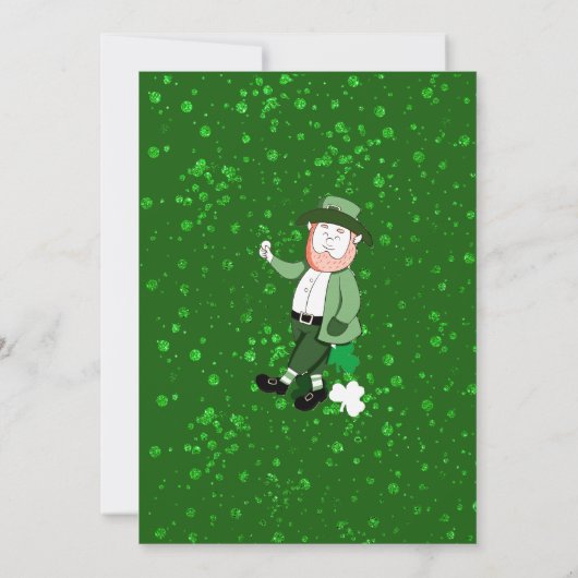 Laat de Shenanigans beginnen met Saint Patricks Da Kaart (Achterkant)