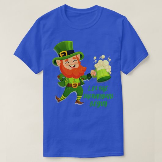 Laat de Shenanigans beginnen met St Patricks Day 2 T-shirt (Design voorkant)