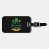 Laat de Shenanigans beginnen met St Patrick's Day Bagagelabel (Voorkant horizontaal)