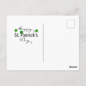 Laat de Shenanigans beginnen met St. Patrick's Day Briefkaart (Achterkant)