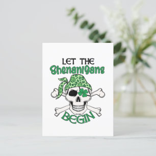 Laat de Shenanigans beginnen met St. Patrick's Day Briefkaart