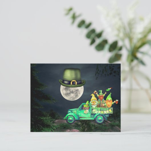 Laat de Shenanigans beginnen met St. Patrick's Day Briefkaart (Staand voorkant)