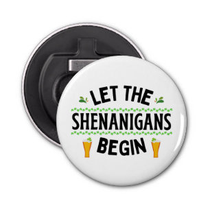 Laat de Shenanigans beginnen met St. Patrick's Day Button Flesopener