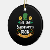 Laat de Shenanigans beginnen met St Patrick's Day Keramisch Ornament (Links)