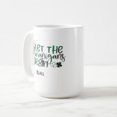 Laat de Shenanigans beginnen met St. Patrick's Day Koffiemok (Voorkant links)