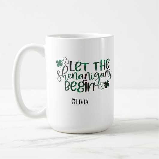 Laat de Shenanigans beginnen met St. Patrick's Day Koffiemok (Links)