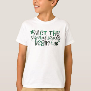 Laat de Shenanigans beginnen met St. Patrick's Day T-shirt