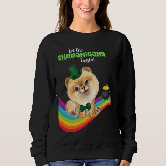 Laat de Shenanigans beginnen met St Patrick's Day Trui (Voorkant)