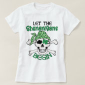 Laat de Shenanigans beginnen, St.Patricks Dag T-shirt (Design voorkant)