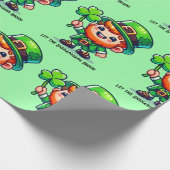 Laat de Shenanigans beginnen, St. Patrick's Day Cadeaupapier (Hoek)