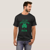 Laat de Shenanigans beginnen St Patrick's Day T-shirt (Voorkant volledig)