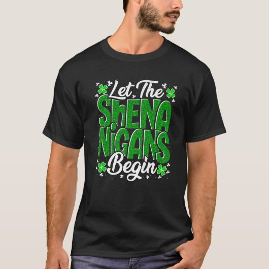 Laat de Shenanigans met de grappige klap naar smak T-shirt (Voorkant)