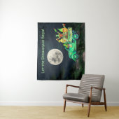 Laat de Shenanigans met de Ierse Gnomen Full Moon  Wandkleed (In situ)