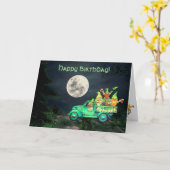 Laat de Shenanigans met Happy Birthday beginnen Kaart (Gele Bloem)