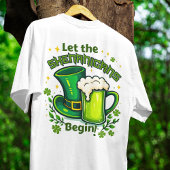Laat de shenanigans St. Patrick dag beginnen op wi T-shirt