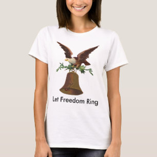Laat de Shirt van de Dames van de Vrijheid